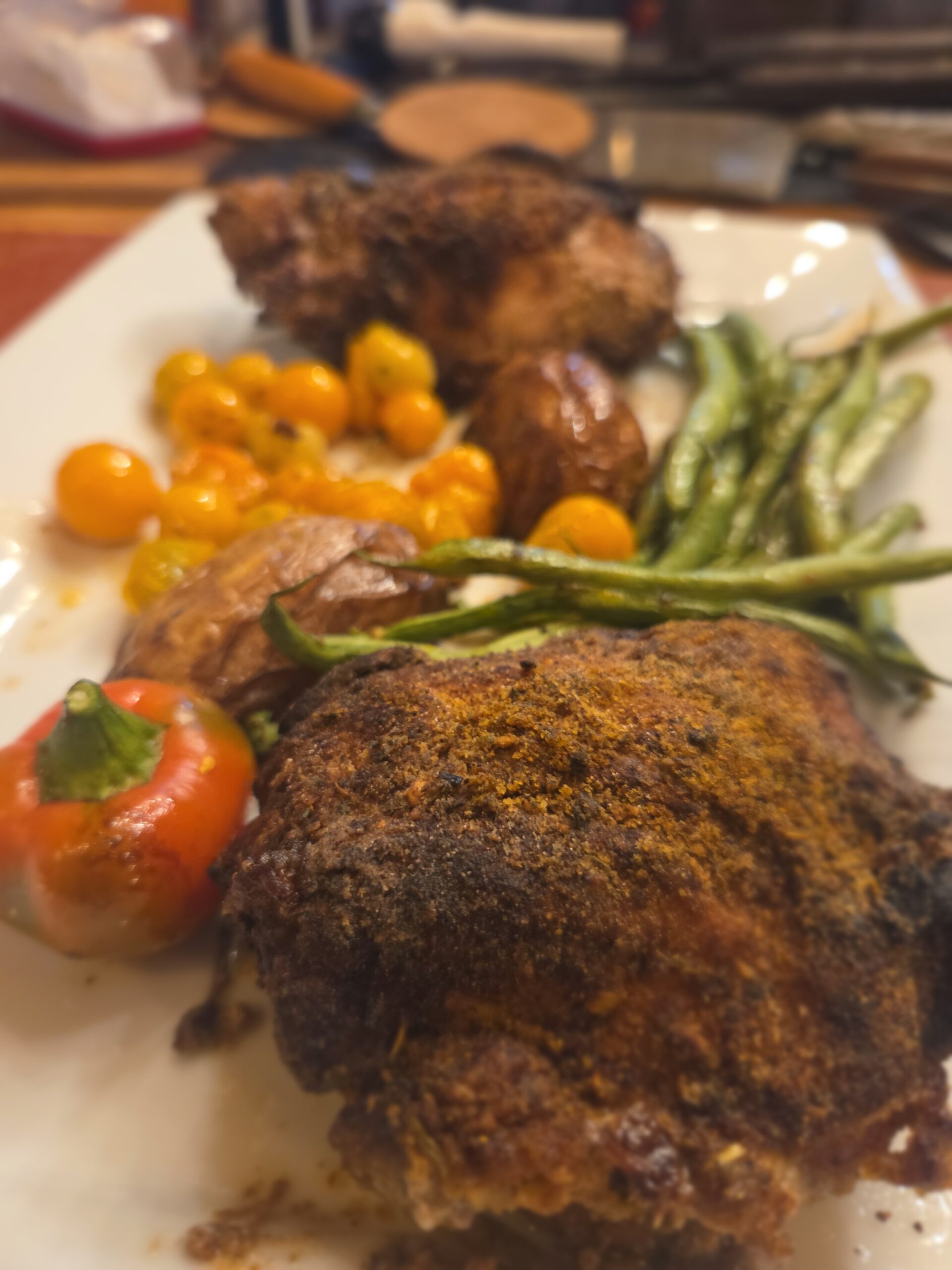 Uncle marcs oven baked chicken and vegetables